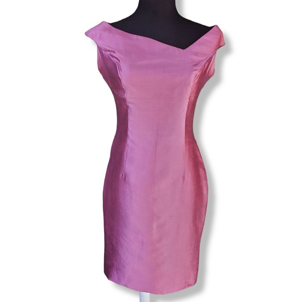 David Fielden asymetrical silk dress
